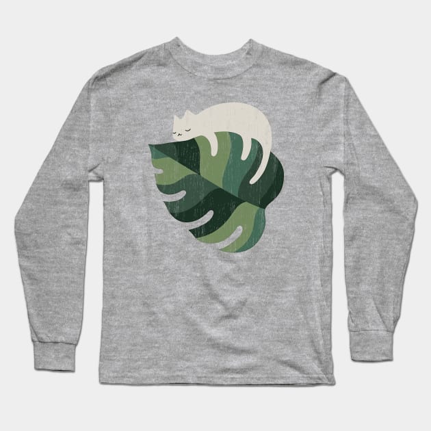 Monstera Deliciosa Long Sleeve T-Shirt by Number 17 Paint